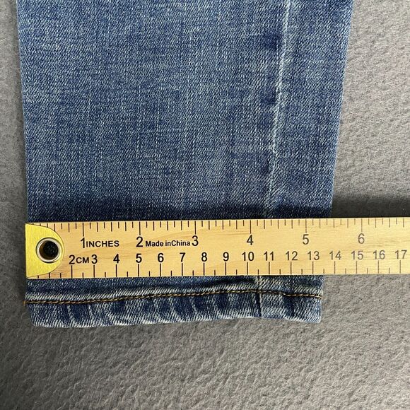 FRYE Womens Jeans 28 Regular Fit Slim Mid Rise Medium Wash Blue - Picture 12 of 12